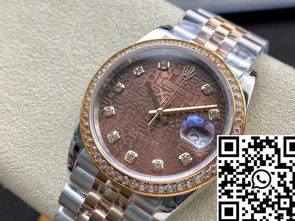 Gold Datejust Rolex Factory M126281RBR-0013 Rose BP 0116